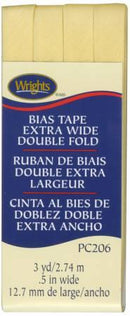Extra Wide Double Fold Bias Tape Lemon Ice 117206012