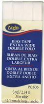 Extra Wide Double Fold Bias Tape Oyster-  117206028