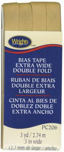 Extra Wide Double Fold Bias Tape Tan- 117206073