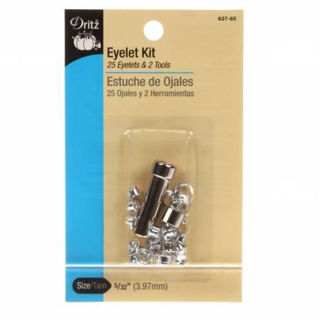 Eyelet Setting Kit with Eyelets and Tool 5/32in 637