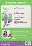 Georgie the Good Luck Elephant Pattern - 8in Stuffed Soft Toy - FF2618
