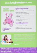 Melody Memory Bear Pattern  FF4644