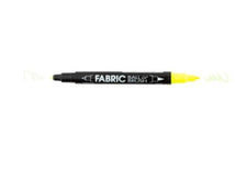 Fabric Doodling Ball & Brush Marker Flourescent Yellow 122-S-F5