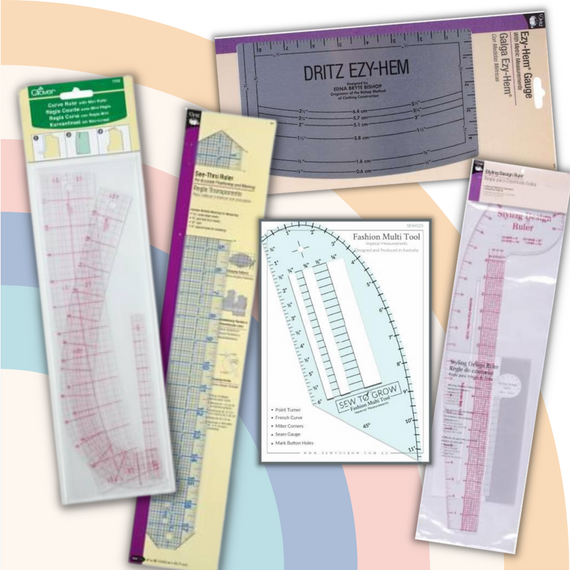 Fashion Design Ruler Bundle – The Sewing Studio Fabric Superstore