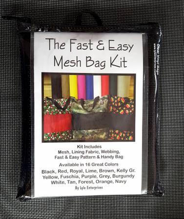 Fast and Easy Black Mesh Bag Kit MBK-02