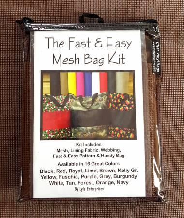 Fast and Easy Brown Mesh Bag Kit MBK-51