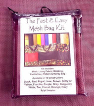 Fast and Easy Burgundy Mesh Bag Kit MBK-313