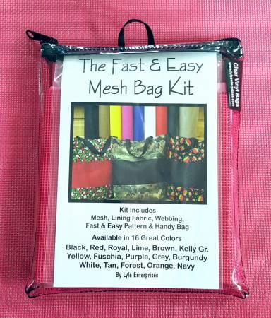 Fast and Easy Fuschia Mesh Bag Kit MBK-320