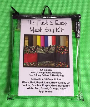 Fast and Easy Lime Mesh Bag Kit MBK-10