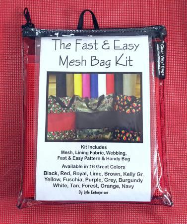 Fast and Easy Red Mesh Bag Kit MBK-128