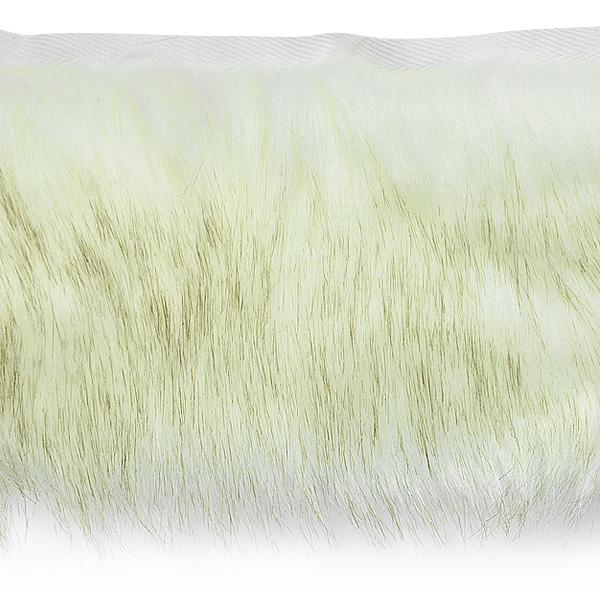 Faux Fox Fur Trim - IR8102WH - White