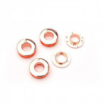 Four Double Faced Snap Together Grommets 12mm Rose Gold STS179C