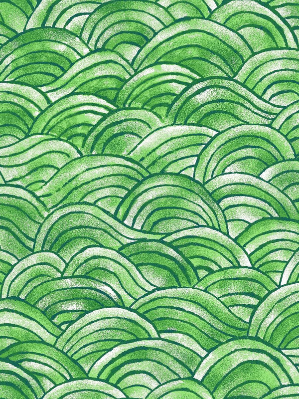 Freckle & Lollie-Surfside Waves Green FLSU-D10-G
