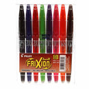 Frixion Pen Assortment 8 pack Fine Point 0.7mm Heat Erase - FX7C8001-P
