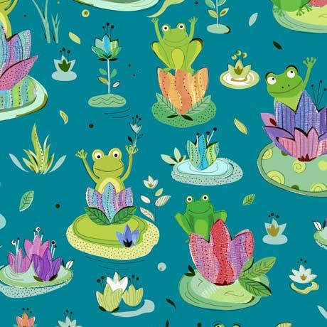 Froggy Pond-Frogs & Lily Pads 2600-29945-Q