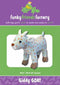 Giddy Goat Pattern - 13in Stuffed Soft Toy - FF2670