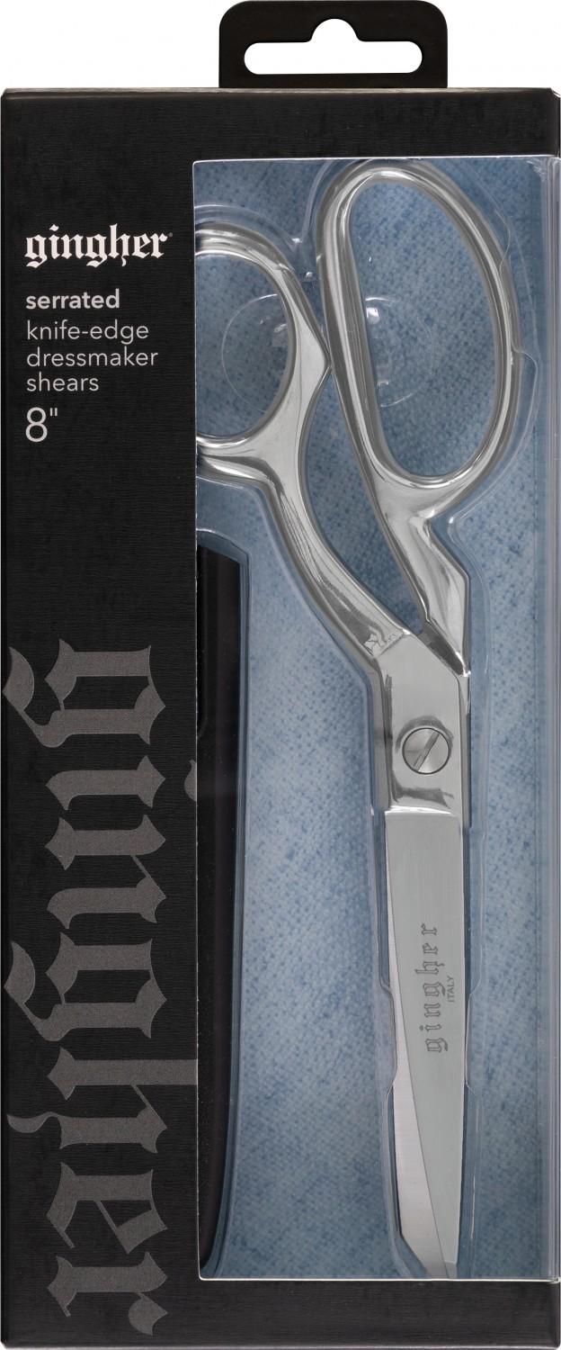 Gingher 8" Serrated/Knife Edge Dressmaker's Shears 01-005284