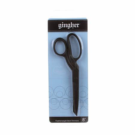 Gingher 8in Featherweight Bent Scissors - 01-005306