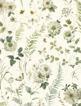 Green Fields-Large Floral Cream 3041-17801-117