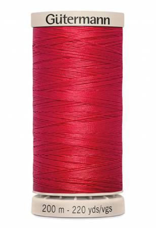 Hand Quilting Cotton Thread 200m/219yds Red 738219-2074