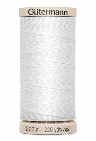 Hand Quilting Cotton Thread 200m/219yds White 738219-5709