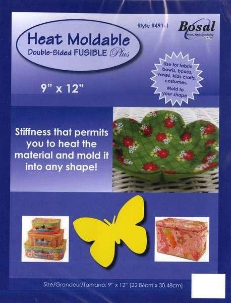Heat Moldable Double Sided Fusible Plus Stabilizer 9in - 491B-1
