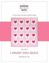 I Heart You Quilt Pattern TJCMHQ01