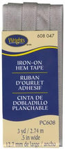 Iron-On Hem Tape Dark Gray 117608047