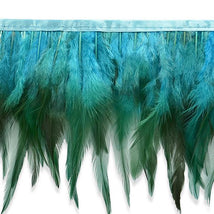 Jaylo Feather FringeTrim 5-1/2" - Turquoise - IR6984TR