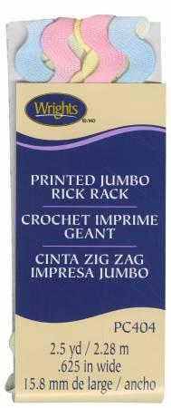 Jumbo Rick Rack Pastel 117404002