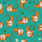 Jungle Paradise-Tiger By The Tail CX11066-TEAL-D
