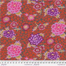 Kaffe Fassett Collective February 2022-Charlotte Red PWGP186.RED