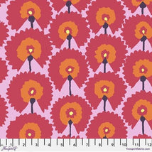 Kaffe Fassett Collective February 2022-Regal Fans Red PWGP188.RED