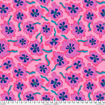 Kaffe Fassett Collective August 2023-Camo Flower Pink PWBM088.PINK