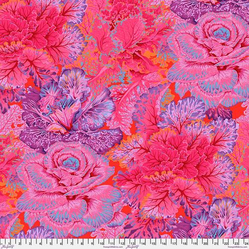 Kaffe Fassett Collective August 2023-Curly Kale Red PWPJ120.RED