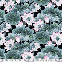 Kaffe Fassett Collective August 2023-Lake Blossoms Contrast PWGP093.CONTRAST