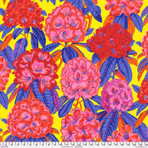 Kaffe Fassett Collective August 2023-Rhododendrons Hot PWPJ124.HOT