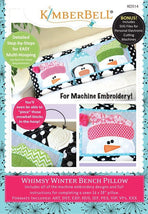 Kimberbell-Whimsy Winter Bench Pillow - KD514