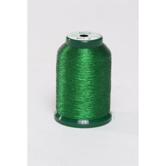 KingStar Metallic Embroidery Thread 40wt 1000m-Green MA-3