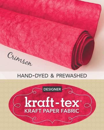 Kraft-tex Roll Crimson Hand-Dyed & Prewashed 20421