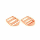 Ladder Lock Slider Buckles Rose Gold