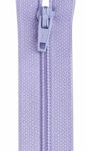 Lightweight Polyester Coil 1-Way Separating Zipper 10in Lilac F4910-091