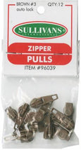 Make-A-Zipper Pulls Brown 96039