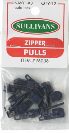 Make-A-Zipper Pulls Navy 96036