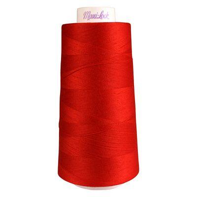 Maxi-Lock Polyester Serger Thread: 3000yds 50wt - Poppy Red - 51-45136
