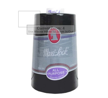 Maxi-Lock Polyester Serger Thread 6000 yds Black 50wt