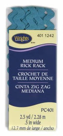 Medium Rick Rack Mediterranean pk (.5"W x 2.5Yds) - 1174011242