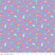 Mer-Mazing-Sea Creatures Lilac C14191-LILAC