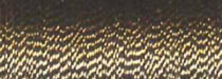 Metallic Nylon/Polyester Embroidery Thread 40wt 220yds Rich Gold / Black 9842-425