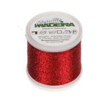 Metallic Nylon/Polyester Embroidery Thread 40wt 220yds Textured Red 9842-15